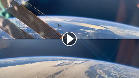 فيديو لا يصدق يخطف الأنفاس للأرض من محطة فضائية!