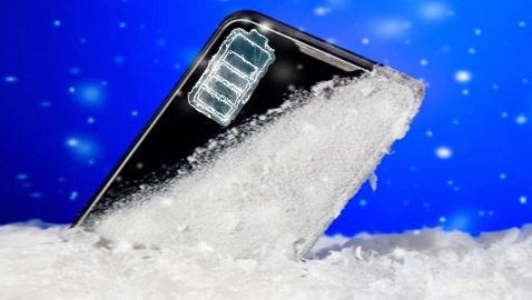 بطارية هاتف تقاوم الصقيع.. تعمل في درجة 50 تحت الصفر