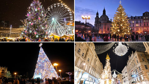 من بودابست إلى برلين.. مدن أوروبية تتزين بأشجار وأضواء عيد الميلاد