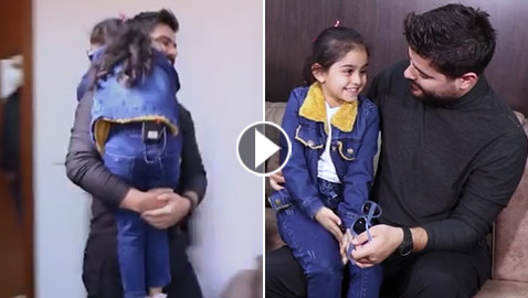 بالفيديو: ناصيف زيتون يحقق أمنية الطفلة 
