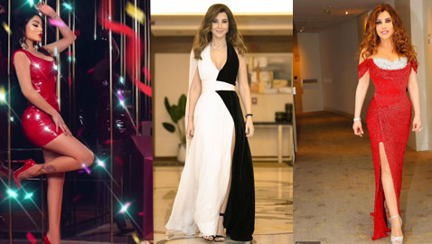 صور النجمات في إطلالات حفلات رأس السنة ما بين الأحمر والأسود: من الأجمل بينهن؟