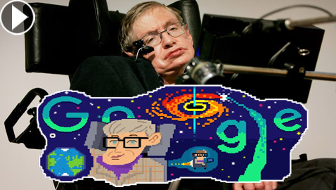 فيديو وصور: غوغل يحتفل بميلاد عالم الفيزياء ستيفن هوكينغ الـ80