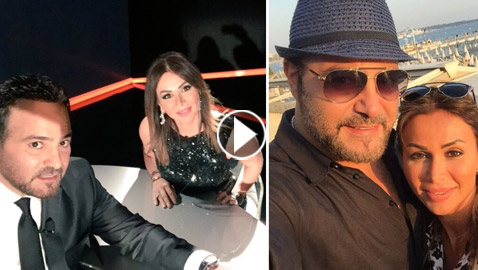 فيديو عاصي الحلاني يراقص زوجته  والجمهور يهاجمه: عيب إختك ماتت من 10 أيام! 