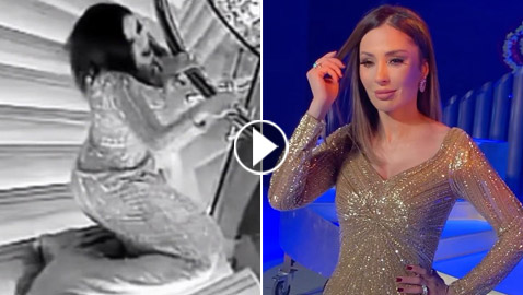 بالفيديو: وفاء الكيلاني تتعرض لسقطة مروعة قبل بدء حفل Joy Awards