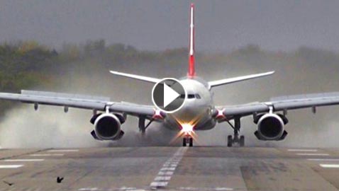 بالفيديو.. تعرفوا على طرائف هبوط الطائرات