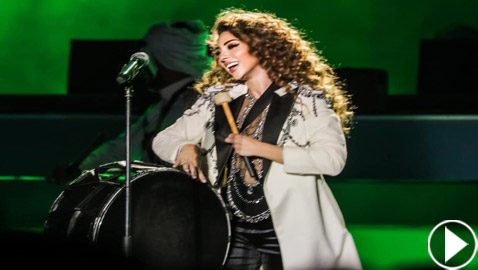 فيديو مريم فارس تقدم دبكة 