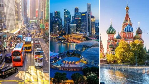 موسكو بالصدارة.. أفضل 10 مدن في العالم في البنية التحتية وجودة الحياة