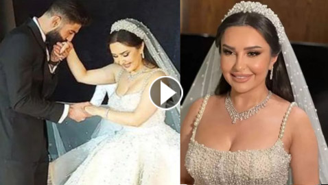فيديو وصور مميّزة من حفل زفاف الفنانة السورية شهد برمدا