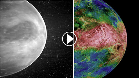 ناسا تلتقط صورا هي الأولى من نوعها لكوكب الزهرة تُظهر قارات وسهولا