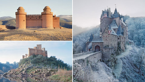 صور درامية تلقي الضوء على قلاع أوروبا القديمة من منظور مختلف