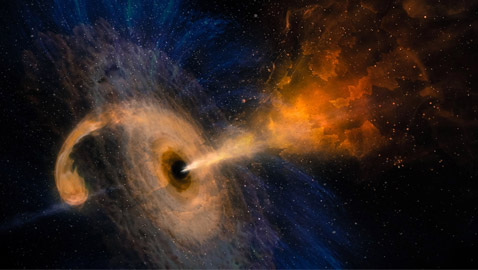 الثقب الأسود يلتهم النجوم ويلدها! اكتشاف يساعد بحل أكبر ألغاز الفضاء