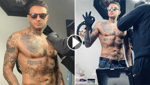فيديو: أحمد الفيشاوي يستفز متابعيه بوضع وشوم جديدة على جسده ويتعرض لهجوم لاذع