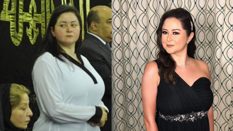 صور: مي نور الشريف في المسجد بالعباءة والحجاب: لن تصدق كم خسرت من الوزن!
