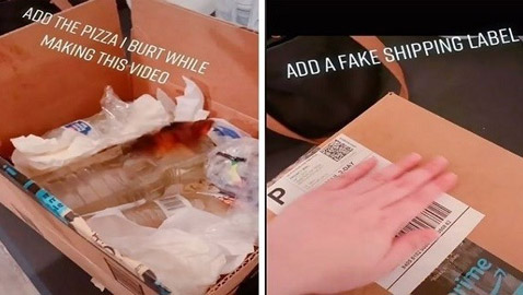 تبتكر حيلة ذكية لمنع جيرانها من سرقة طرودها