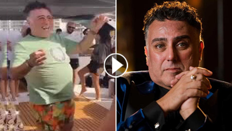 فيديو: تامر حبيب لمنتقديه بعد رقصه عالواحدة ونص على أنغام الغزالة رايقة: ربنا يشفيكم!