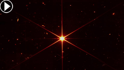 صور مذهلة التقطها تليسكوب جيمس ويب لنجم بعيد 20 ألف سنة ضوئية