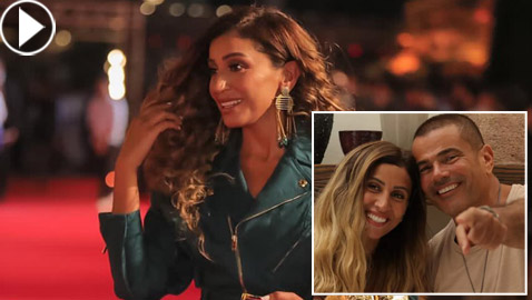 احتفال دينا الشربيني بعيد ميلادها يثير الشكوك حول عودتها لعمرو دياب