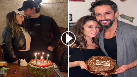 ديمة بياعة تنشر لقطات طريفة مع زوجها أحمد الحلو.. وتحتفل بعيد ميلاده