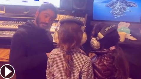 فيديو تامر حسني مع بناته في أغنية 