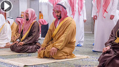 فيديو: ولي العهد السعودي يصلي بمسجد قباء النبوي ويطلق مشروع توسعته