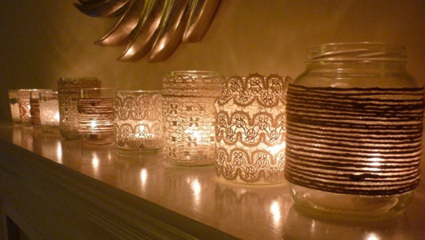 الشموع ديكور دائم في رمضان