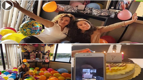 كيف احتفلت سوزان نجم الدين بعيد ميلاد ابنتها سارة ؟