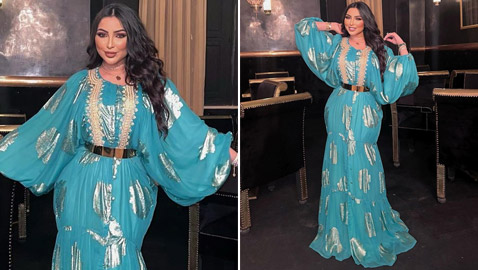 دنيا بطمة تثر الجدل بخصر غريب والجمهور يتهمها بتقليد مروة راتب! صور