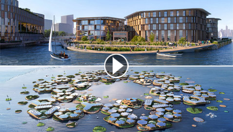 مطاعم وشقق وحديقة لـ12 ألف شخص.. تعرفوا إلى أول مدينة عائمة بالعالم