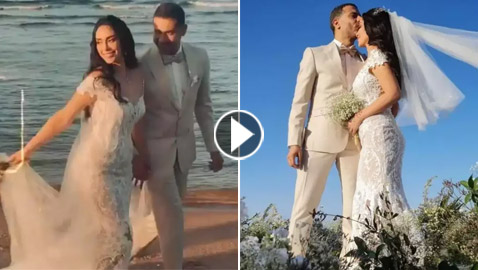 صور وفيديو فرح بسنت شوقي ومحمد فراج يثير الاستغراب: ألم يتزوجا قبل عام؟؟