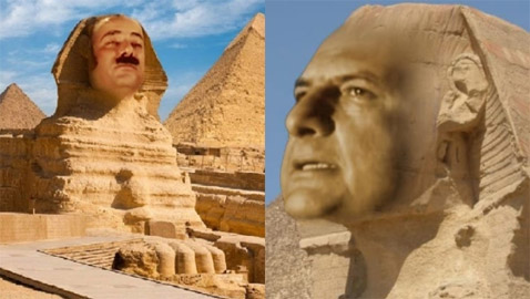 كيف علق الفنانون على صور أبو الهول وهو نائم؟ اصحى انت جاي تنام دلوقتي؟