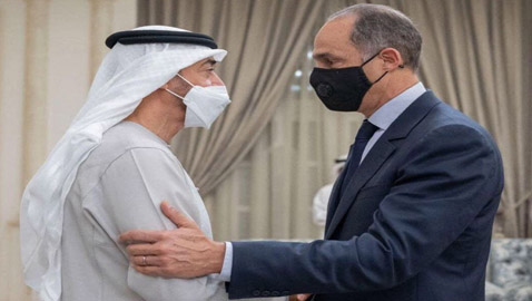 جمال مبارك بالإمارات للمرة الأولى منذ ثورة يناير.. للعزاء بوفاة الشيخ خليفة