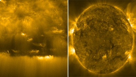 الشمس كما لم تروها من قبل: صور لتوهجات غريبة تمتد لأميال