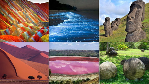 بالصور: تعرفوا إلى أغرب 6 أماكن على وجه الأرض ستثير دهشتكم