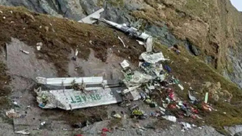 العثور على حطام طائرة الركاب المفقودة وعلى متنها 22 شخصا في نيبال