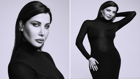 صور نانسي عجرم تسحر الأنظار بإطلالة باللون الأسود