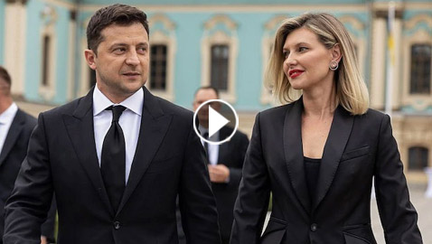 زوجة رئيس أوكرانيا تكشف بجدية أن عمر مستشاره العسكري 9 سنوات
