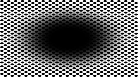 وهم بصري مخيف يجعلك تشعر وكأن ثقبا أسود قادم ليأخذك!