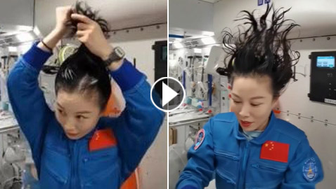 بالفيديو: كيف يستحم رواد الفضاء رغم انعدام الجاذبية؟