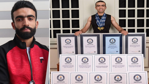 فعلها في أشهر.. شاب مصري يحطم 15 رقما قياسيا في موسوعة غينيس!