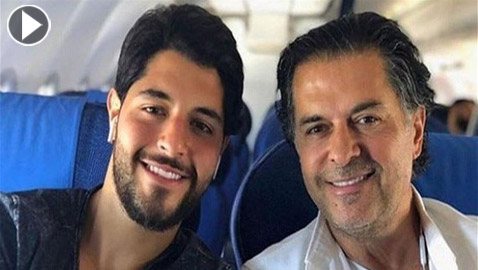 فيديو وصور: نجل راغب علامة مع عارضة أزياء عالمية مغربية، ويقود سيارة فارهة بأمريكا