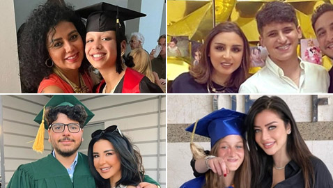 بالصور.. 10 نجوم يحتفلون بتخرج أبنائهم وبناتهم من المدرسة والجامعة