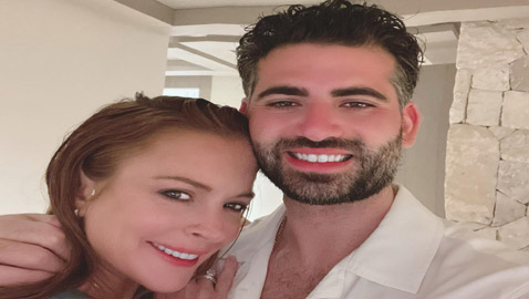 ليندسي لوهان تعلن زواجها من رجل الأعمال العربي بدر شماس.. صور