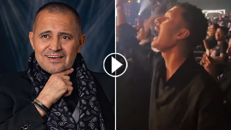 فيديو طريف لمعجب بجورج وسوف يغني معه بحماس وسلطان الطرب يعلق: ما تقولولي مش مهضوم!