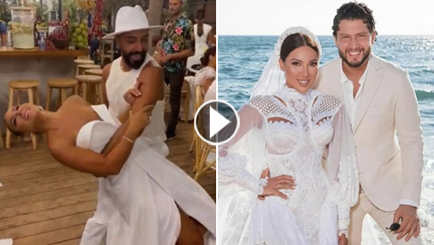 صور وفيديو زفاف ممثل سوري وديما قندلفت تُشعل السهرة برقصها