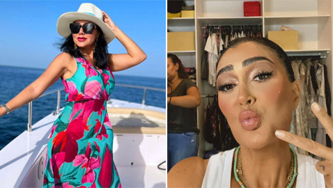 10 صور حديثة لنجوم الفن منهم غادة عبد الرازق بغرفة ملابسها ومروة على الشاطئ