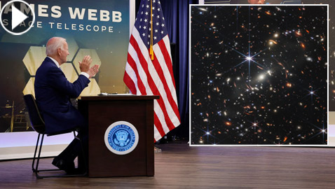 ناسا تنشر أبعد وأدق صورة ملونة للكون.. وبايدن ينبهر بها! فيديو وصور