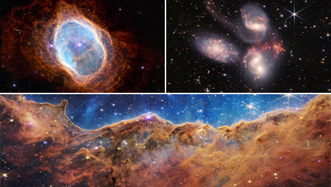 بالألوان.. ناسا تنشر صورا مذهلة للفضاء لم ترها البشرية من قبل