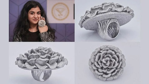 بـ24 ألف ماسة.. خاتم الخلود يدخل موسوعة جينيس