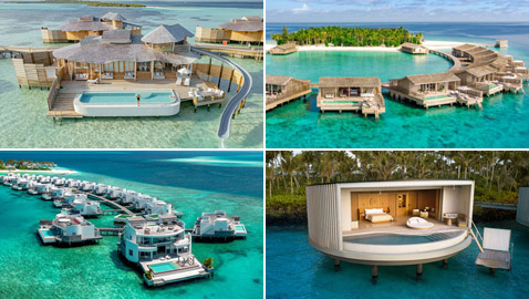 لعطلة لا مثيل لها.. اكتشفوا 10 من أروع الفلل العائمة في جزر المالديف