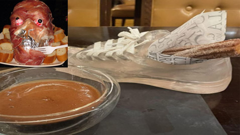 صور :أغرب طرق المطاعم في تقديم الطعام